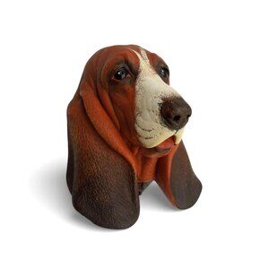 Bossons Congleton Basset Hound Head Wall Sculpture 60's Vintage